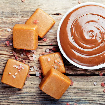 Caramel au beurre salé décor